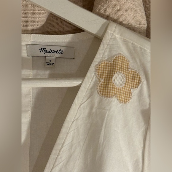 Madewell Cotton Open Back Mini Dress - Picture 3 of 3